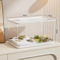 PET New Transparent Mini Fish Tank Aquarium Drop Resistant Hydroponic With Lid Ecological Desktop Home Lazy Tank Turtle Tank